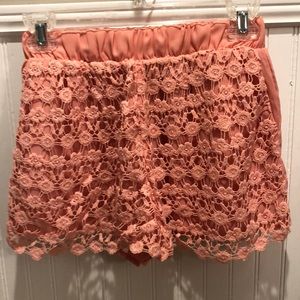 Lace shorts